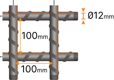 Armeringsnät 12100 Fingerskarv