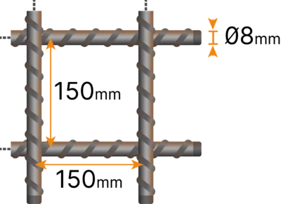 Armeringsnät 8150 Fingerskarv